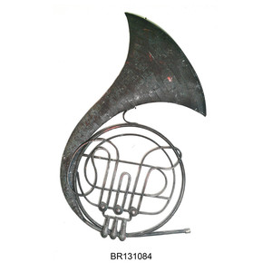 Art mural en <span class=keywords><strong>métal</strong></span> de style trompette, instrument de <span class=keywords><strong>musique</strong></span> antique, <span class=keywords><strong>décoration</strong></span> moderne pour la maison - Product Image 3
