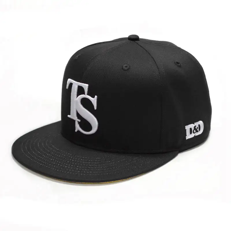 High quality 6 panel 3D embroidery Sample Free Wholesale Snapback hat Custom Fitted Hats