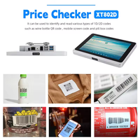 XT802D XTIOT Numérisation de code QR sans contact Vérification Gestion des visiteurs Scanner de passe de visiteur sans fil