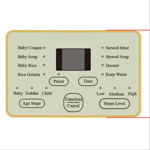 Petit appareil de cuisine, produits pour bébés, couvercle en céramique et doublure intérieure, corps en matériau PP, mijoteuse, cuiseur à riz - Product Image 5