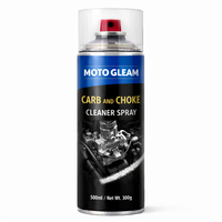 MOTOGLEAM Nettoyant industriel 500 ml pour carburateur et starter 300 g – Spray puissant pour le nettoyage du système d'admission du moteur pour un démarrage facile