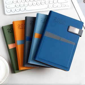 Carnet en cuir PU format A5 personnalisé avec logo, style professionnel, pour bureau, école, journal, agenda, cadeau – Édition 2026 - Product Image 4