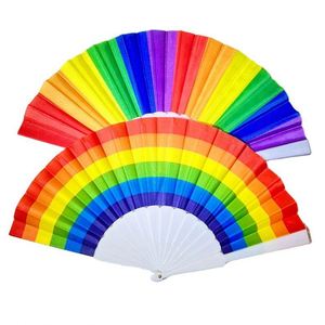 Personalized Folk Art Painted Bamboo Folding <b>Hand</b> <b>Fan</b> for Wedding Customization - Product Image 4