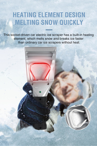Outil automobile ultime pour l'hiver, <span class=keywords><strong>grattoir</strong></span> à glace <span class=keywords><strong>chauffant</strong></span> USB-C, fait fondre et dégèle la neige rapidement, rechargeable pour une utilisation nomade - Product Image 5