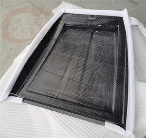 Babus סגנון סיבי פחמן מנוע הוד עבור מרצדס G כיתת W464 G350 G500 G550 פחמן סיבי חומר מצנפת - Product Image 6