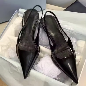 Zapatos de Tacón Elegantes y Sensuales para Mujer, Sandalias de Tacón de Cuero de Alta Calidad, Zapatos de Diseñador - Product Image 3