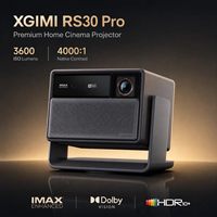 Projecteur laser triple XGIMI RS30 Pro 3600 ISOlm 4K Mini Proyector DLP, projecteurs vidéo intelligents pour cinéma maison, projecteurs home cinéma
