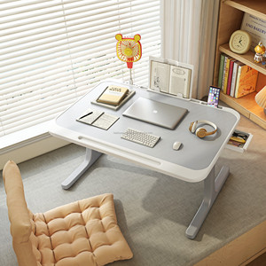 Aluminum MDF <strong>Foldable</strong> Computer Bed <strong>Desk</strong> Colorful Design <strong>Small</strong> Table Folding Modern Study Laptop Table for Home Office - Product Image 6
