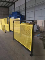 Clôture d'isolation mobile pour atelier et entrepôt, protection en maille perforée à trous serrés, acier galvanisé, personnalisable