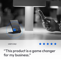 Carte d'évaluation Google avec code QR Carte à puce NFC réutilisable Appuyez sur pour évaluer la carte Support NFC Tabletop Menu Display Stand