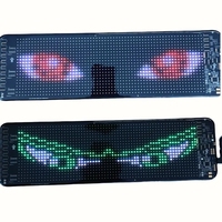 Nouvel écran publicitaire LED flexible pour voiture, contrôlable par application, écran LED couleur pleine pour fenêtre de voiture, écran de défilement de sous-titres