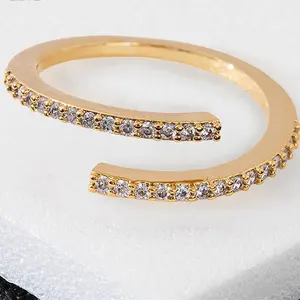 C & H Fashion Damen benutzer definierte Gold verstellbare Edelstein Druzy Ringe Schmuck Frauen
