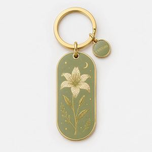 Porte-clés personnalisés en gros avec fleurs de naissance mensuelles : Rose, Coquelicot, Marguerite – Souvenir personnalisé - Product Image 3