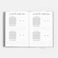 Livre à gratter personnalisé pour couples, édition aventure, défi, liste de choses à faire pour les rendez-vous galants