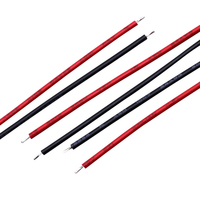 Cableado UL1007 24AWG Rojo y Negro con Conector Macho HY2.0 2P, Cable de Cobre Estañado para Control de Acceso y Cerraduras Inteligentes