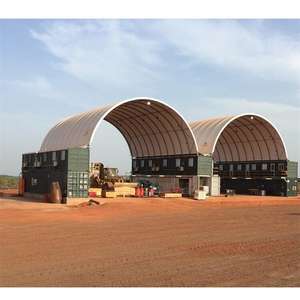 Conteneur de stockage Abri Stockage portable <span class=keywords><strong>40</strong></span> pieds Auvent d'expédition 40X40 Toit Hangar de luxe - Product Image 6