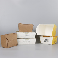 Scatole per Alimenti in Carta Kraft, Contenitori per Pranzo e Colazione, Confezioni per Cibo da Asporto