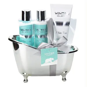 Luxury lady lovely girls skin care bath products set mother body spa bath lotion gift set bath set for women