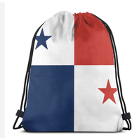 Sac à cordon de haute qualité avec drapeau d'Haïti, sac à dos de sport, sac de voyage de plage, sac de yoga à cordon pour hommes et femmes