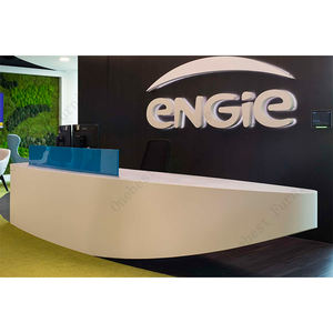 Comptoir de réception accueillant de conception élégante Table avant Salle de sport moderne minimaliste Comptoir de réception de <span class=keywords><strong>studio</strong></span> - Product Image 3