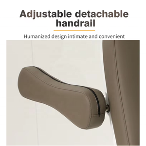 Son Modern ayarlanabilir masaj masası kahverengi elektrik kirpik teknoloji yatak estetik klinik yatak - Product Image 3