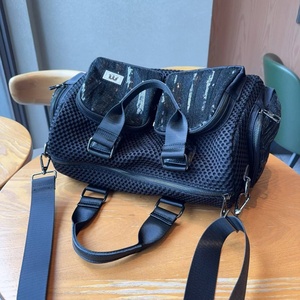 Sac à bandoulière personnalisé en PU pour femme, sac à bandoulière pailleté style Spicy Girl, sac bandoulière rétro vieilli grande capacité pour moto - Product Image 5