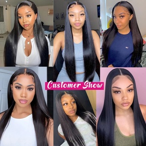 Perruque Lace Front HD sans colle, lisse et droite, prête à porter, cheveux humains SDD, pour femmes, cheveux humains bruts du Vietnam - Product Image 6