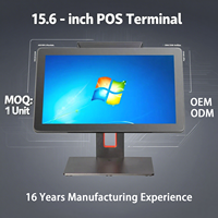 15 15.6 Écran Tactile POS Windows System Meta Case Haute Qualité Facile à Utiliser pour Restaurant