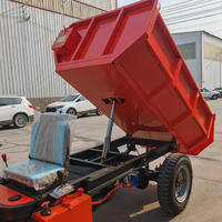 Mini-dumper électrique Zhongyi 500 kg - 2 tonnes, entièrement hydraulique, avec moteur, pompe et boîte de vitesses, équipement de construction, garantie 1 an