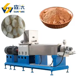 2024 Twin screw extruder 500 kg/h Output Industry use Modified Starch Line Extruder Denatured Corn Starch Device