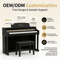 TERENCE E55 Upright Digital Piano Factory Wholesaler Supply Graded Hammer Action 50W Speakers Bulk Purchase Direct