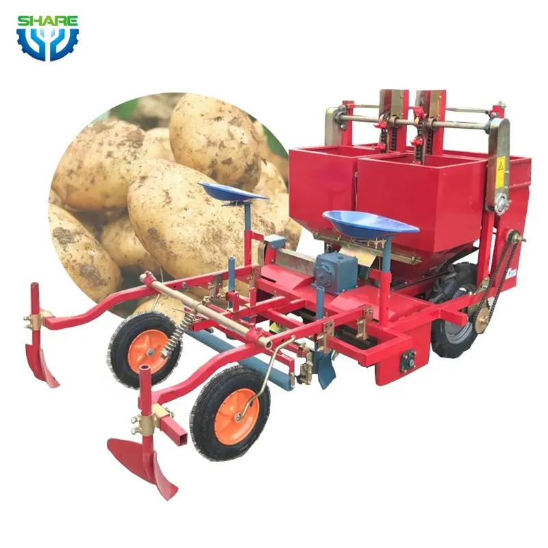 Automático máquina de plantio e colheita de batata doce linha 4 batata plantador de deslizamento