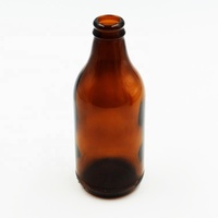 Botol Bir Kaca Amber Dengan Tutup Mahkota Botol Kaca Coklat Kosong untuk Kemasan Minuman Bir