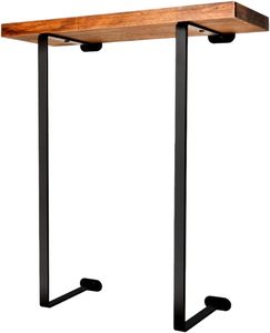 Khăn Rack với kệ cuộn khăn Giá kim loại khăn chủ với kệ gỗ năng lực tiết kiệm không gian khăn lưu trữ Organizer - Product Image 5