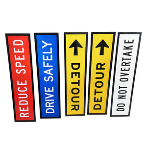 2024 Oem avustralya standart yol yansıtıcı çok mesaj inşaat işaretleri tabela - Product Image 1