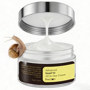 Популярный органический крем для лица с 92% фильтратом муцина улитки и гиалуроновой кислотой для полного восстановления, увлажнения и разглаживания кожи - Product Image 1