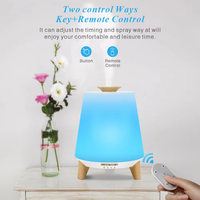 Humidificateur intelligent d'aromathérapie pour la pièce avec LED colorées, diffuseur d'huiles essentielles ultrasonique électrique sans eau, diffuseur d'arômes, diffuseur d'air