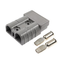 Conector de Batería para Montacargas Eléctrico de Alta Potencia, Macho/Hembra, CC 600V, Cobre Rojo, PC, con Arnés Personalizable, Modelo SH 50A