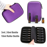 Vente en gros coque dure antichoc personnalisée 12 bouteilles EVA mallette de transport pour huile essentielle mallette ronde mallette pour huile essentielle