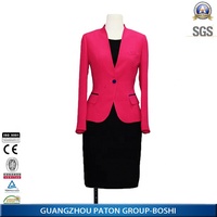 Vêtements de travail professionnels grande taille femmes élégante robe d'affaires costume pour serveur de Restaurant