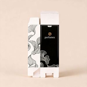 Luxury Custom Logo Printed Skin Care <b>Paper</b> Box - White Small Cosmetic Packaging for Perfume Serum - Product Image 3