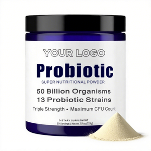 ผงโปรไบโอติกสำหรับสุขภาพลำไส้ผลิตภัณฑ์เสริมอาหารระบบลำไส้ใหญ่แบบกำหนดเองเอนไซม์ย่อยอาหารควบคุมน้ำหนักดีท็อกซ์โปรไบโอติก - Product Image 1