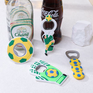 Nuevo Abridor de Botellas de Fútbol, Abridor de Cerveza de Metal y Silicona Duradero con Forma de Guante de Portero con Imán - Product Image 5