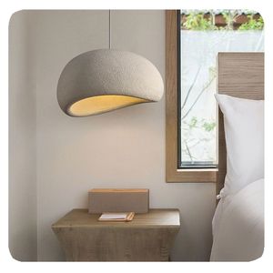 Abat-jour <span class=keywords><strong>en</strong></span> résine de style nordique, luminaires suspendus <span class=keywords><strong>en</strong></span> corde, éclairage de plafond de salle à manger, suspension simple - Product Image 3