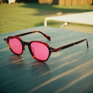 إطار نظارات منقوش عالي الجودة ، تصميم خفيف الوزن ، إطار رقيق مريح ، نظارات شمسية رجالية غير منتظمة - Product Image 3