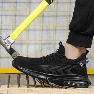 Gran oferta de botas de seguridad personalizadas antipuñaladas para hombre con punta de acero, zapatos de seguridad para la construcción, zapatos de seguridad para el trabajo - Product Image 4