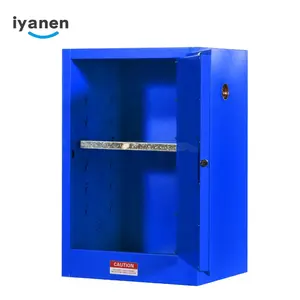 Blue Chemical laboratory safety storage metal cabinet for flammable liquid