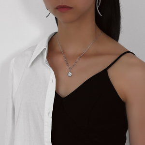 <strong>Flower</strong> <strong>Necklace</strong> Stainless Steel Pendant Gold Plated Rose Big Sun Hawaii Murakami Sterling Silver <strong>Pressed</strong> Birth <strong>Flower</strong> <strong>Necklaces</strong> - Product Image 3