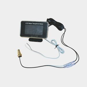 Afficheur numérique LCD de température de l'eau et de tension 12V 24V pour camion, véhicule de construction, excavatrice - Product Image 4