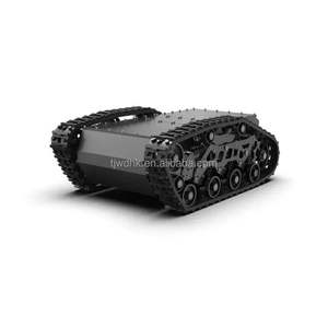 High Quality 260kg Payload Outdoor Robotic Vehicle Chassis Rubber Track Crawler Tank for Delivery Industrial Robots - Product Image 4